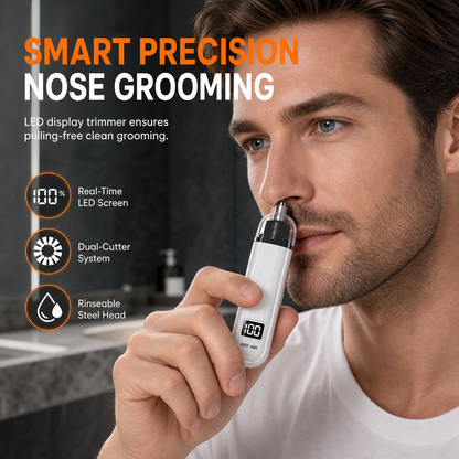 ⏳50% RABATT! 👃 Aufladbarer Nasenhaartrimmer mit waschbarem Scherkopf – für Damen & Herren