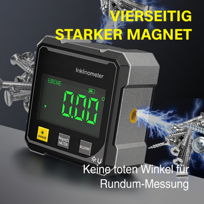 📢📢50% OFF !! ⏰ 4-seitige magnetische digitale Winkelmessgerät mit Laser