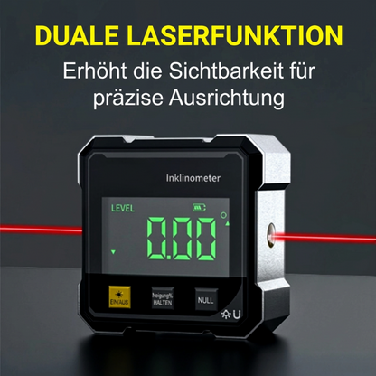 📢📢50% OFF !! ⏰ 4-seitige magnetische digitale Winkelmessgerät mit Laser