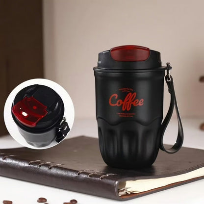 Tragbarer smarter Thermo-Kaffeebecher mit Temperaturanzeige