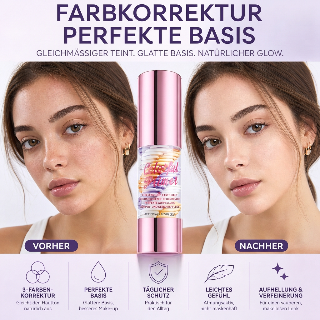 💖LETZTER TAG - KAUF 1 ERHALTEN SIE 1 GRATIS 🫧💖3-in-1 multifunktionaler Grundierer für das Gesicht vor dem Make-up