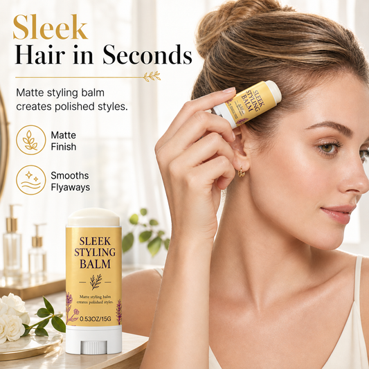 Frischer Styling-Stick gegen abstehende Haare und krauses Haar