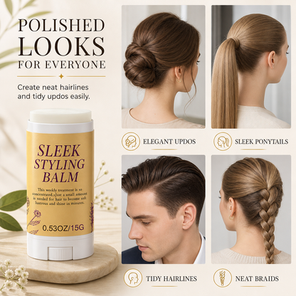 Frischer Styling-Stick gegen abstehende Haare und krauses Haar