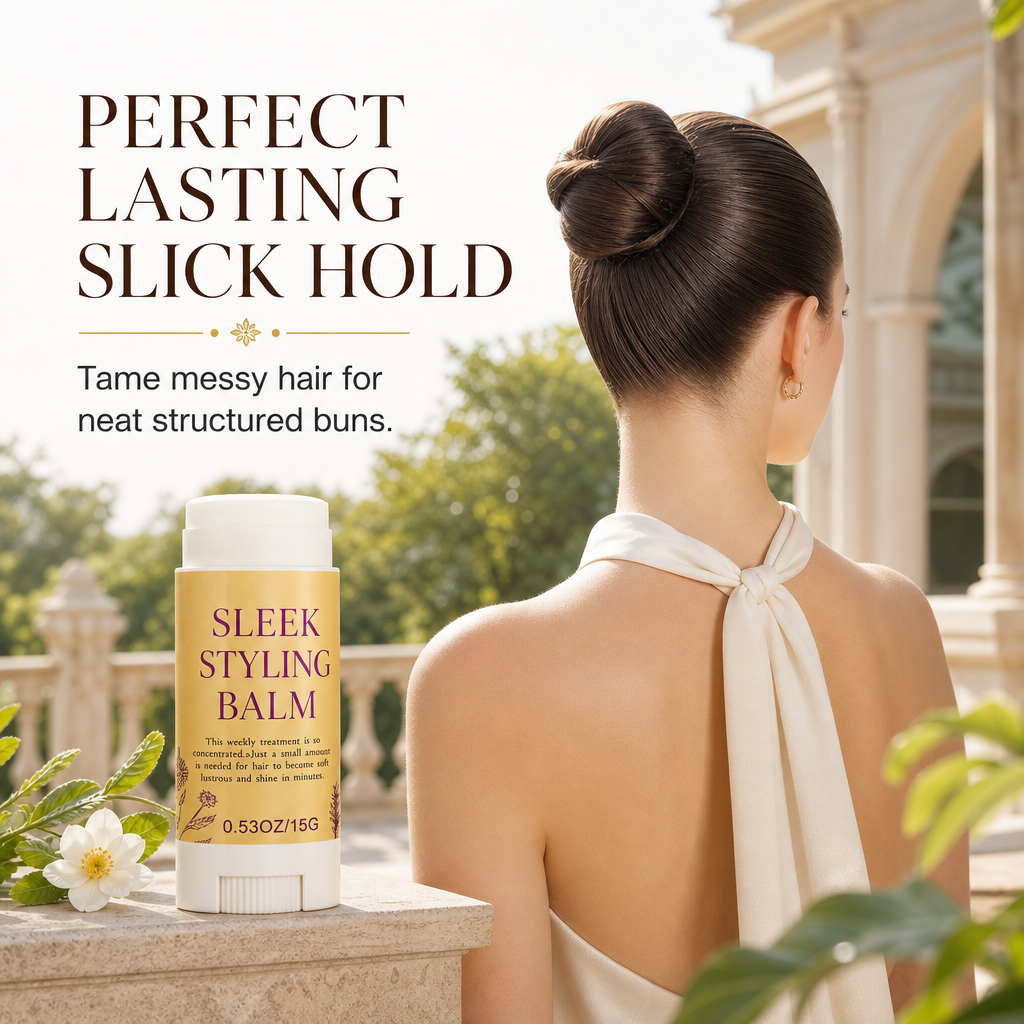 Frischer Styling-Stick gegen abstehende Haare und krauses Haar