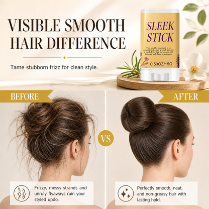 Frischer Styling-Stick gegen abstehende Haare und krauses Haar