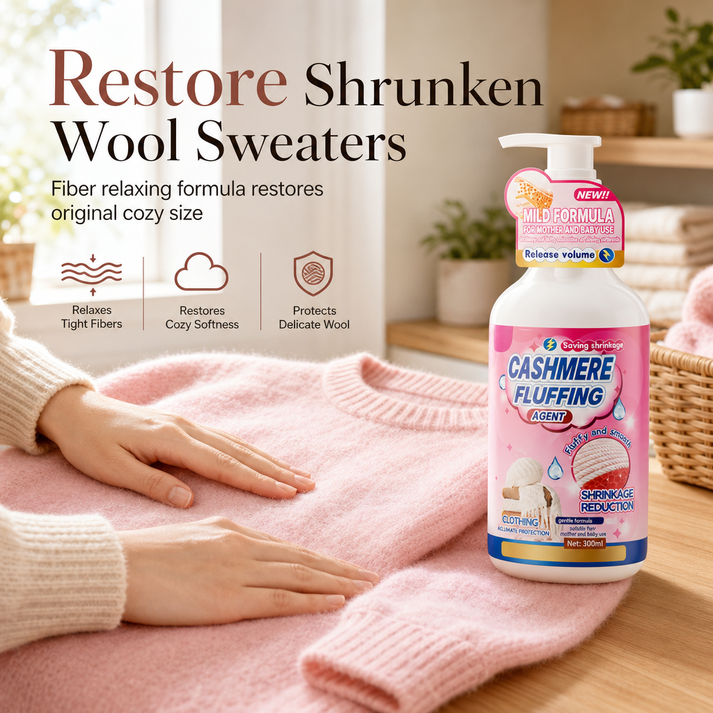 🔥50 % RABATT!!📢🧶 Weichspüler für Wolle & Kaschmir – Verleihen Sie Ihren Lieblingsstrickstücken ihre wolkenweiche Haptik zurück ✨
