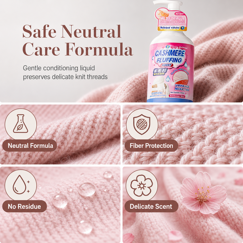 🔥50 % RABATT!!📢🧶 Weichspüler für Wolle & Kaschmir – Verleihen Sie Ihren Lieblingsstrickstücken ihre wolkenweiche Haptik zurück ✨