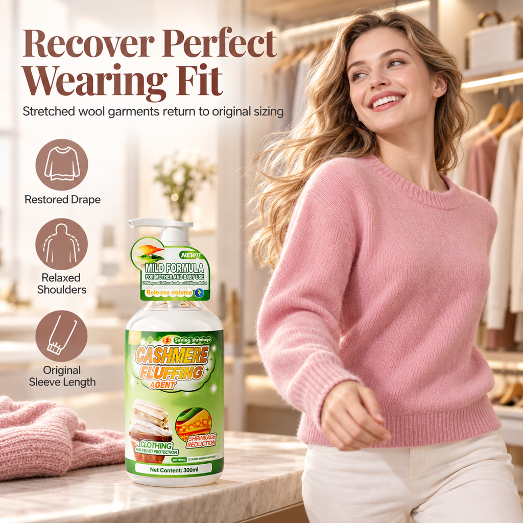 🔥50 % RABATT!!📢🧶 Weichspüler für Wolle & Kaschmir – Verleihen Sie Ihren Lieblingsstrickstücken ihre wolkenweiche Haptik zurück ✨