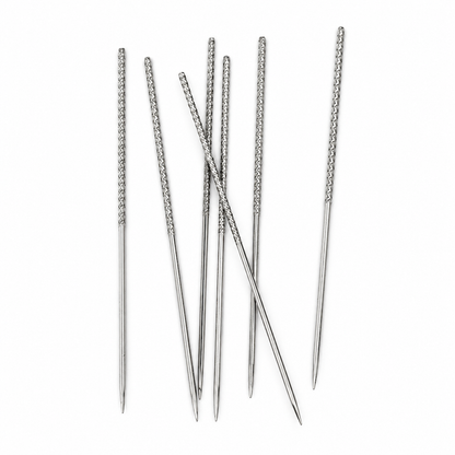 Reparieren Sie beschädigte Strickwaren im Handumdrehen! 25-teiliges Set gerändelter Reparaturnadeln